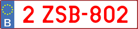 Truck License Plate